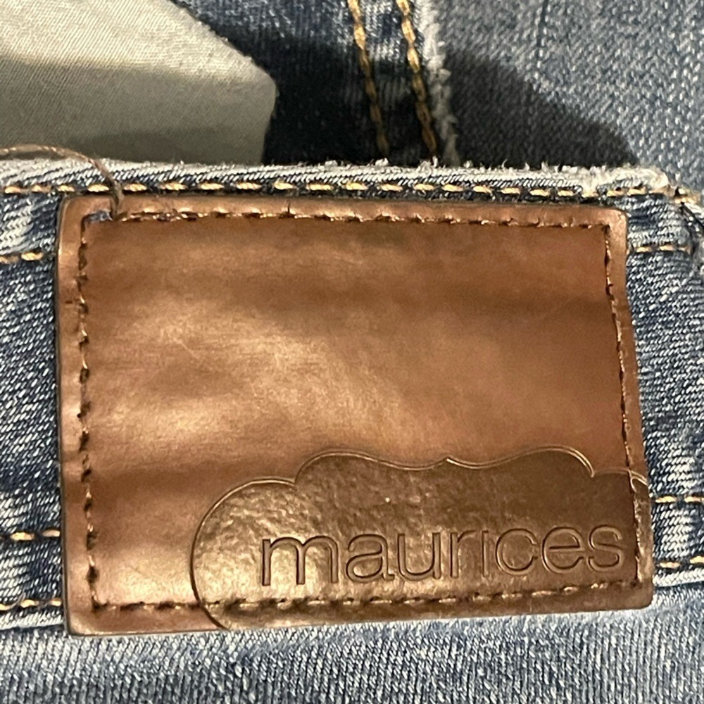 Maurices Denim with Brown Leather Accent - Picture 7 of 9